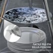 BARBECUE A CARBONELLA CON GRIGLIA IN ACCIAIO COPERCHIO E PRESE D'ARIA E RUOTE NERO 48X56PX94 CM 