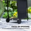 BARBECUE A GAS CON 3 BRUCIATORI INDIPENDENTI E COPERCHIO CON TERMOMETRO 108X54X97 CM NERO