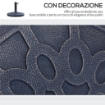 BASE PER OMBRELLONE ROTONDO PER PALI DA 38 E 48 MM IN RESINA E ACCIAIO Ø45 CM BRONZO