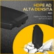 BASE PER OMBRELLONE A BRACCIO RIEMPIBILE FINO A 75 KG CON BASE A T INCLUSA 80X60X17 CM NERO
