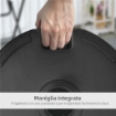 BASE PER OMBRELLONE ROTONDA IN PLASTICA RIEMPIBILE CON ACQUA E SABBIA PER PALI DA 38-48 MM Ø56 CM NERO
