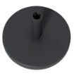 BASE PER OMBRELLONE DA 15 KG ROTONDA PER PALI DA 24-38 MM PLASTICA E CEMENTO 46.5 CM NERO