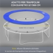 COPERTURA DI PROTEZIONE PER TRAMPOLINO ELASTICO (Ø366CM)