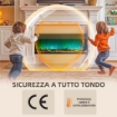CAMINO ELETTRICO DA INCASSO E PARETE 1800W CON FIAMME COLORATE LED REGOLABILI TEMPERATURA FINO 40C NERO
