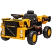 CAMION PER BAMBINI 3-5 ANNI CON MOTORE 12V MACCHINA ELETTRICA PER BAMBINI CON MUSICA E FARI GIALLO