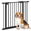CANCELLINO PER CANI 2 ESTENSIONI CON LARGHEZZA REGOLABILE FINO 100 CM E CHIUSURA AUTOMATICA NERO