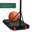 CANESTRO BASKET PER BAMBINI 6-14 ANNI ALTEZZA REGOLABILE 2.1-2.4 MT RUOTE E BASE RIEMPIBILE GIALLO