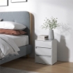 CASSETTIERA 3 CASSETTI MODERNA IN LEGNO BIANCO 40X30X50.5 CM