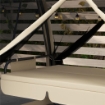 DONDOLO DA GIARDINO 2 IN 1 CONVERTIBILE IN LETTO CON CUSCINI E ZANZARIERA 240X140X197 CM CAFFÈ