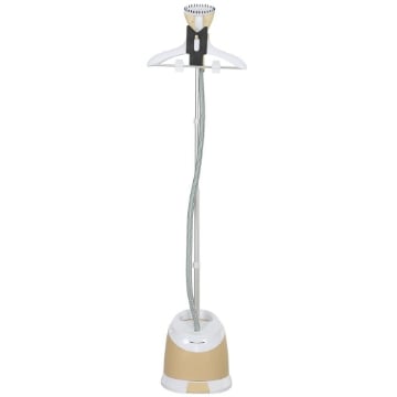 FERRO DA STIRO VERTICALE A VAPORE 1800W CON SERBATOIO 1.8L ALTEZZA REGOLABILE 32X32X32 CM E ACCESSORI ORO