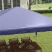 GAZEBO DA GIARDINO 3X3 M PIEGHEVOLE E PORTATILE CON COPERTURA ANTI UV BLU