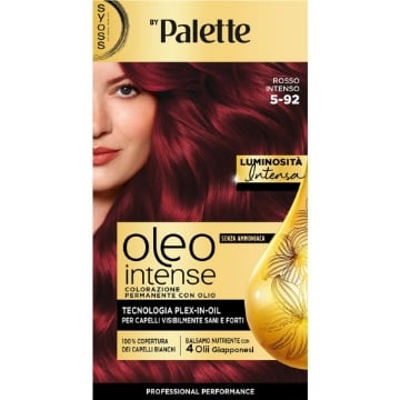 PALETTE SYOSS OLEO INTENSE COLORAZIONE PERMANENTE CON OLIO SENZA AMMONIACA CON 4 OLII GIAPPONESI 5.92 ROSSO INTENSO OKX
