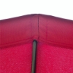 OMBRELLONE ROTONDO PIEGHEVOLE A 18 STECCHE CON MANOVELLA IN METALLO E POLIESTERE Ø 250X240 CM ROSSO VINO
