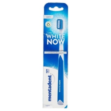 MENTADENT WHITE NOW FOREVER SPAZZOLINO SBIANCANTE SOFT DUPLICE AZIONE SBIANCANTE