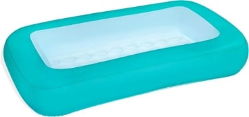 BESTWAY PISCINA FONDO GONFIABILE CON PATCH DI RIPARAZIONE PER BAMBINI DAI 3 ANNI + 165X104X25 CM 