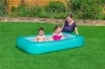 BESTWAY PISCINA FONDO GONFIABILE CON PATCH DI RIPARAZIONE PER BAMBINI DAI 3 ANNI + 165X104X25 CM 