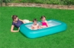 BESTWAY PISCINA FONDO GONFIABILE CON PATCH DI RIPARAZIONE PER BAMBINI DAI 3 ANNI + 165X104X25 CM 