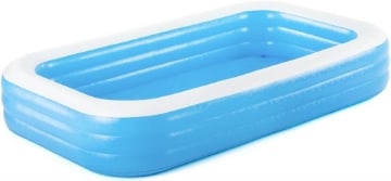 BESTWAY PISCINA FAMILY RETTANGOLARE CON 1 TOPPA DI RIPARAZIONE 305X183X56 CM 