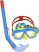 BESTWAY MASCHERA SUBACQUEA CON BOCCAGLIO PER BAMBINI CON ANIMALETTI DAI 3 ANNI + COLORI E FANTASIA ASSORTITA 