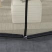 ZANZARIERA PER OMBRELLONE 3X2.3 M REGOLABILE A RETE FITTA CON APERTURA A CERNIERA, BEIGE