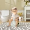 VASINO PER BAMBINI 3 IN 1 CON VASCHETTA RIMOVIBILE E IMBOTTITURA, ETÓ 6 MESI-6 ANNI, GRIGIO