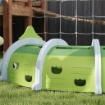 TUNNEL PER BAMBINI 3-6 ANNI A FORMA DI COCCODRILLO, GIOCO PER INTERNO ED ESTERNO IN PLASTICA, VERDE