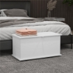 PANCA CONTENITORE MULTIUSO IN LEGNO PER CAMERA E INGRESSO 80X40X40 CM BIANCO