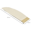 COPERTURA PER OMBRELLONE 3X3 M IMPERMEABILE CUSTODIA COPRI OMBRELLONE A SBALZO CON CERNIERA E LACCIO BEIGE