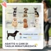 PASSEGGINO PER CANI 3 IN 1 PIEGHEVOLE CON BORSA TRASPORTINO E CESTINO INFERIORE NERO