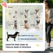 PASSEGGINO PER CANI PICCOLI PIEGHEVOLE CON COPERTURA ANTIPIOGGIA RUOTE GIREVOLI E CON FRENI BLU