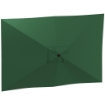 TELO DI RICAMBIO PER OMBRELLONE RETTANGOLARE 3X2 M A 6 STECCHE POLIESTERE ANTI UV 50+ VERDE