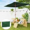 TELO DI RICAMBIO PER OMBRELLONE RETTANGOLARE 3X2 M A 6 STECCHE POLIESTERE ANTI UV 50+ VERDE