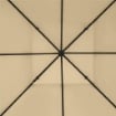 COPERTURA DI RICAMBIO PER GAZEBO 4X3 M IN POLIESTERE ANTI UV CON TETTO A 2 LIVELLI CREMA