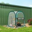 MINI SERRA POP UP CON COPERTURA IN PLASTICA FINESTRA AVVOLGIBILE E BORSA 70X70X80 CM TRASPARENTE