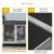CONIGLIERA A 2 LIVELLI CON RETE PROTETTIVA E ROTELLE IN LEGNO E METALLO 157.4X53X99.5 CM GRIGIO