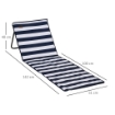 SET 2 SDRAIO DA SPIAGGIA PIEGHEVOLI E REGOLABILI CON TASCA IN ACCIAIO E POLIESTERE 142X51X40 CM MULTICOLORE