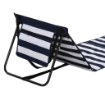 SET 2 SDRAIO DA SPIAGGIA PIEGHEVOLI E REGOLABILI CON TASCA IN ACCIAIO E POLIESTERE 142X51X40 CM MULTICOLORE