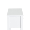 TAVOLO CONSOLLE MODERNO DA INGRESSO IN MDF CON 3 CASSETTI, 100X32X85 CM, BIANCO