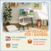 SET SEDIA E TAVOLINO PER BAMBINI CON RIPIANO PORTAOGGETTI IN MDF E LEGNO DI PINO VERDE