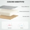 SEDIA DA UFFICIO ERGONOMICA CON SCHIENALE ALTO ALTEZZA REGOLABILE E DONDOLO GRIGIO