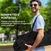 SET 2 SEDIE DA CAMPEGGIO PIEGHEVOLI CON BORSA FRIGO PORTABICCHIERI E 2 TASCHE 94X62X100 CM ROSSO