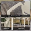 SET 4 SEDIE DA GIARDINO IMPILABILI IN PP DAL DESIGN MODERNO CON BRACCIOLI 60X56X75 CM BIANCO