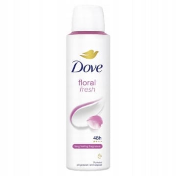 DOVE DEODORANTE SPARY FRAGRANZA FLOREALE FRESCO CON 0% DI ALCOOL 48H DI PROTEZIONE 150 ML OKX