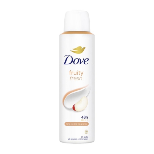 DOVE DEODORANTE SPARY FRAGRANZA FRUTTATO FRESCO CON 0% DI ALCOOL 48H DI PROTEZIONE 150 ML OKX