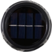 SET 4 FARETTI DA ESTERNO LED A ENERGIA SOLARE CON 4 PICCHETTI IN PLASTICA Ø 12X72 CM NERO