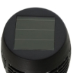 SET 4 FARETTI DA ESTERNO LED A ENERGIA SOLARE CON 4 PICCHETTI IN PLASTICA Ø 12X72 CM NERO