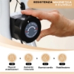 CYCLETTE PIEGHEVOLE MAGNETICA 8 LIVELLI DISPLAY LCD ROTELLE E SELLINO REGOLABILE NERO