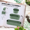 LETTO PER ORTO RIALZATO MODULARE 150X62X30CM IN ACCIAIO GALVANIZZATO CON FONDO APERTO VERDE
