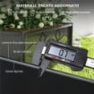 LETTO PER ORTO RIALZATO CON TRALICCIO PER PIANTE RAMPICANTI IN ACCIAIO ZINCATO 90X40X120 CM NERO