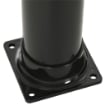 DOCCIA SOLARE DA 20L CON RUBINETTO INFERIORE E TEMPERATURA REGOLABILE IN LEGA DI ZINCO 15.5X15.5X222 CM NERO